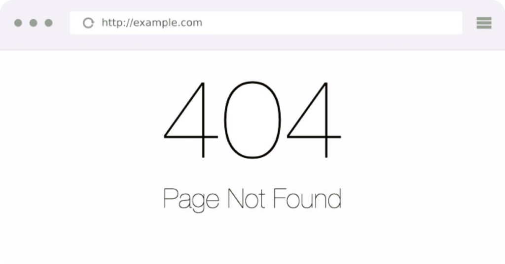 Broken Links and 404 Errors